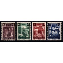 Genopbygning - Komplet sæt - Postfrisk.